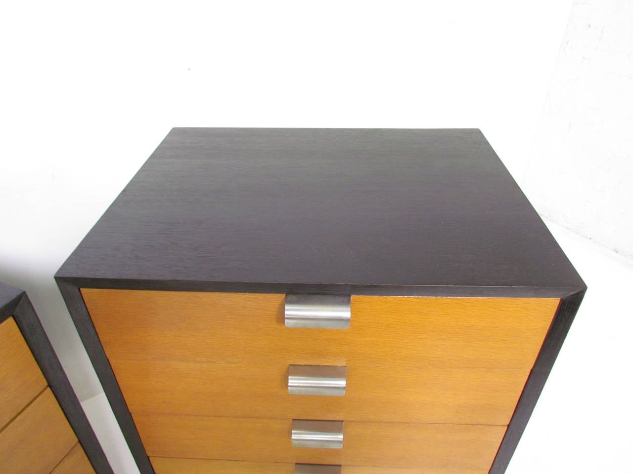 Mid-20th Century Pair of George Nelson Nightstands or Chests for Herman Miller