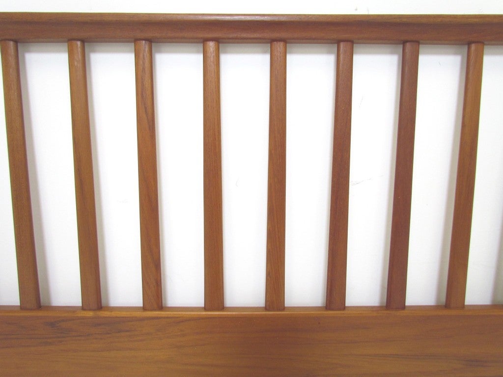 Mid-20th Century Teak Queen Headboard By Folke Ohlsson for Dux, Sweden