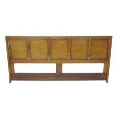 Mid-Century Burl King Headboard by Jack Cartwright for Founders