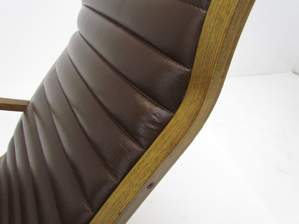 Sculptural Modernist Rocker,  Mitsumasa Sugasawa for Tendo Mokko 1