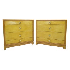Pair of Tommi Parzinger for Charak Modern Chests of Drawers