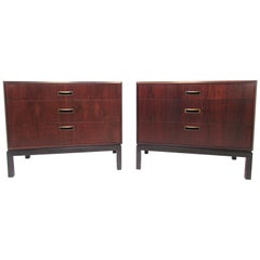 Pair of Mid-Century Chests with Ebonized Bases, ca. 1960s