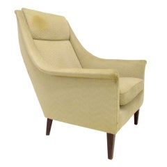 Danish Modern High Back Lounge Chair by G. Thams