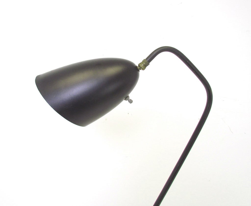 American Mid-Century Grasshopper Style Floor Lamp