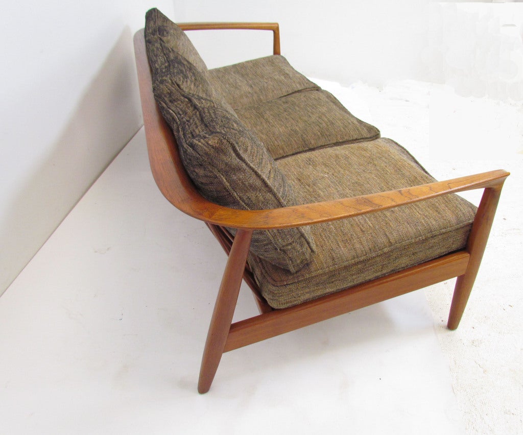 Danish Teak Sofa by Folke Ohlsson for Dux, ca. 1960s 4