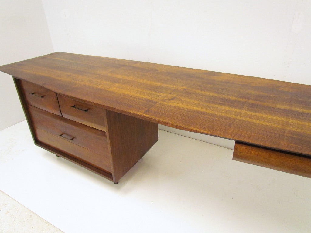 Custom Studio Crafted Desk in Manner of Nakashima