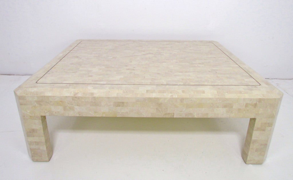 maitland smith tessellated stone coffee table