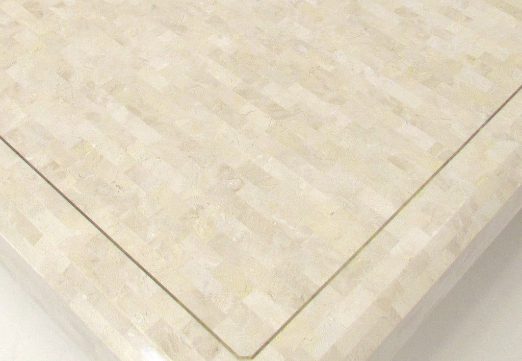 Philippine Large Tessellated Fossil Stone Coffee Table by Maitland Smith