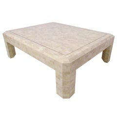 Large Tessellated Fossil Stone Coffee Table by Maitland Smith