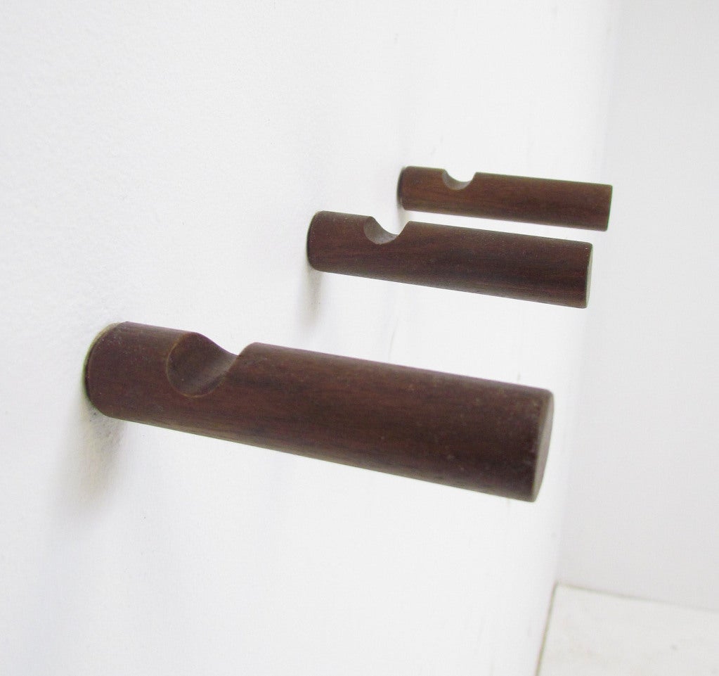 Handforged Wall Mounted Modernist Fireplace Tools, ca. 1960s 1