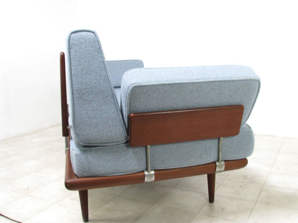 Mid-20th Century Teak Day Bed Four Seat Sofa by Peter Hvidt