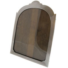 Art Deco Sterling Silver Domed Frame