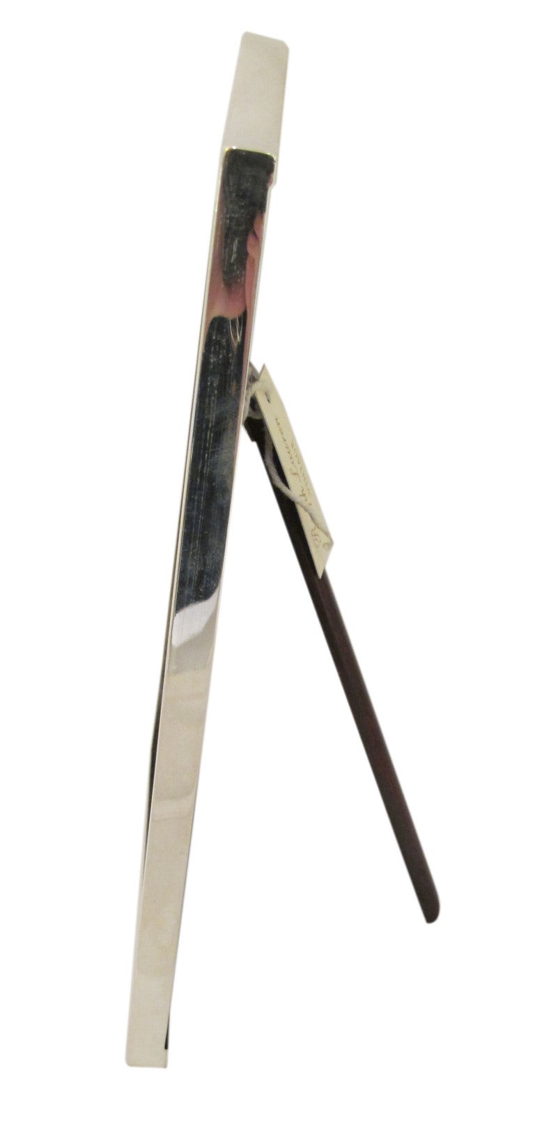 Sterling Silver Engine-Turned Frame In Excellent Condition In New York, NY