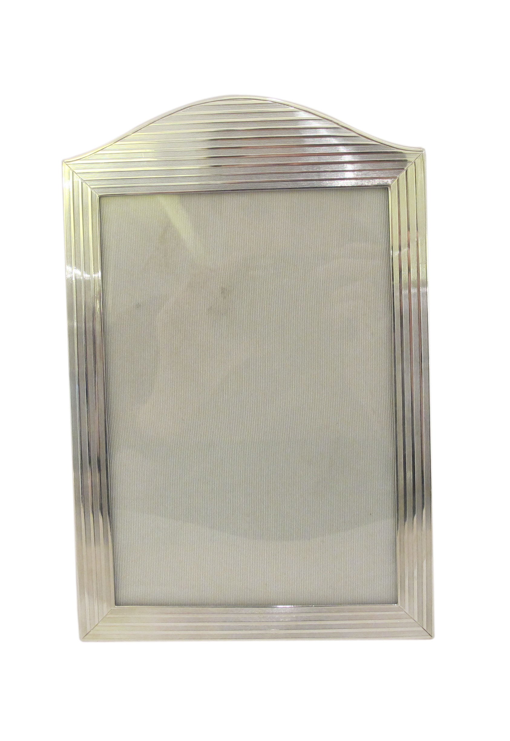 Sterling Silver Engine-Turned Frame