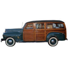 Vintage 1941 Plymouth Special Deluxe Woody Station Wagon
