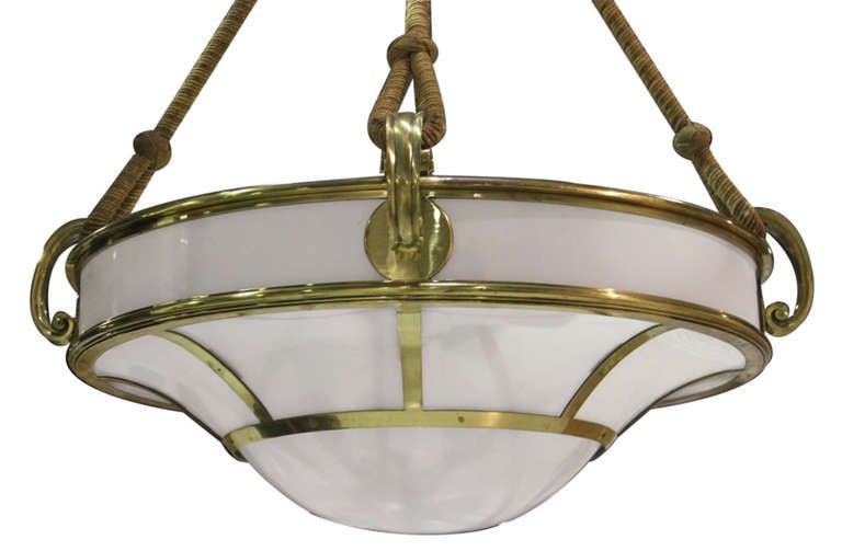 Set of Four Pendant Lights In Excellent Condition For Sale In New York, NY