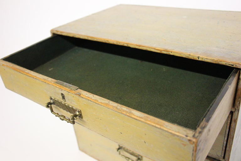 American 19th Century Counter Top Jewelry Box For Sale