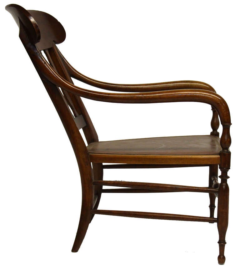 Regency Arm Chair In Good Condition In New York, NY