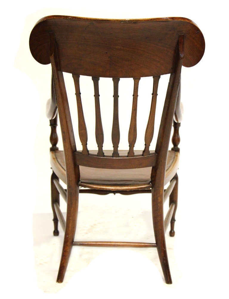 19th Century Regency Arm Chair