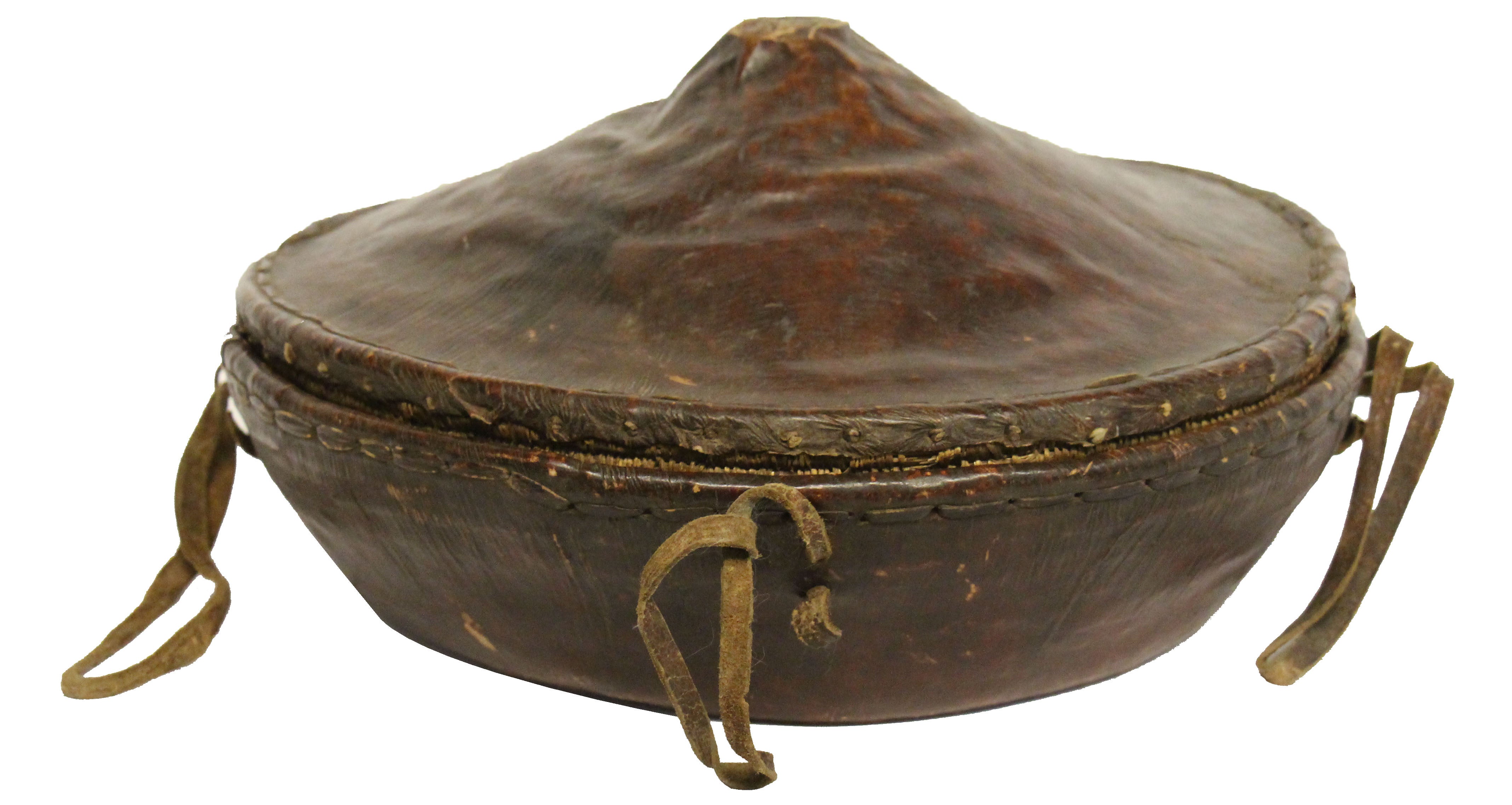 African Lidded Bread Basket