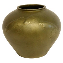 Japanese Koi Vase