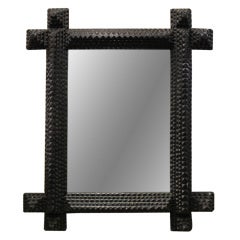 Large Tramp Art Mirror