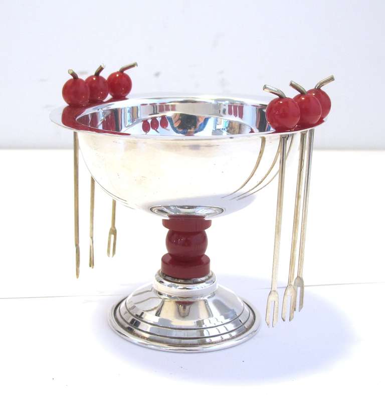 Art Deco silver-plated 