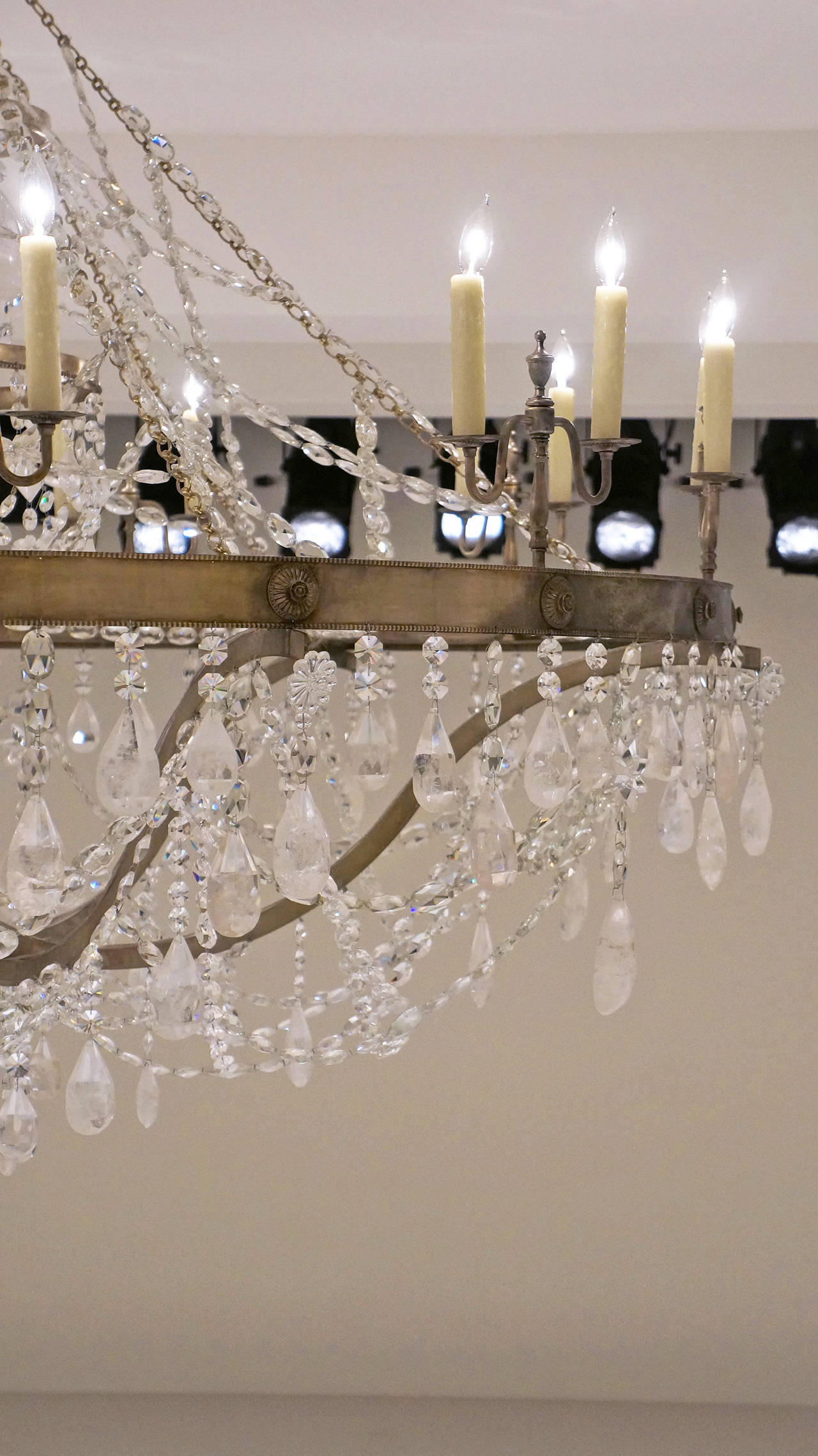 Trio of Ralph Lauren Women's Collection Fall 2015 Fashion Show Chandeliers In Excellent Condition In New York, NY
