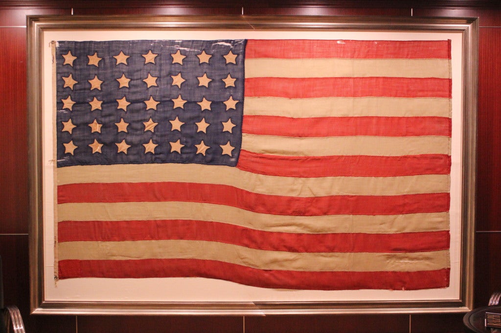 19th Century 35 Star American Flag