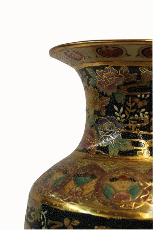 Ceramic Mid-20th Century Japanese Figural Style Vase For Sale