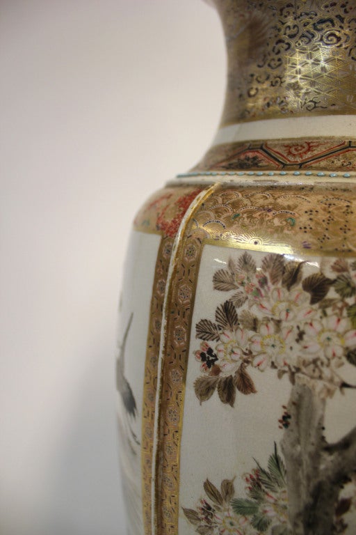 19th Century Pair of Japanese Satsuma Vases