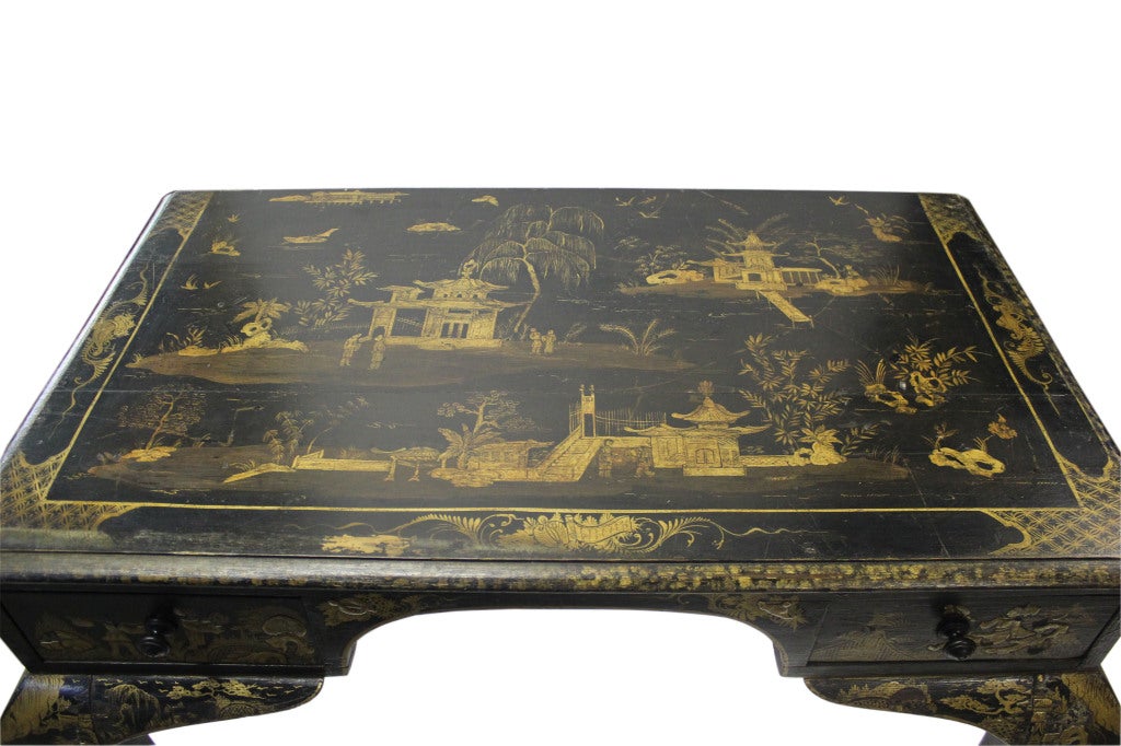 English Ebony Lowboy