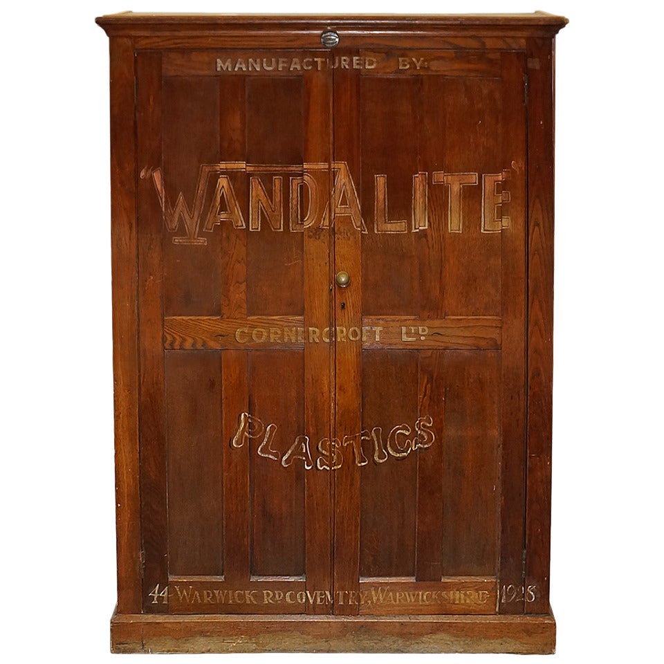 Plastics Cabinet by Wandalite For Sale