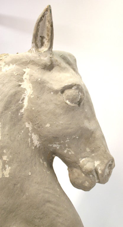 horse head paper mache