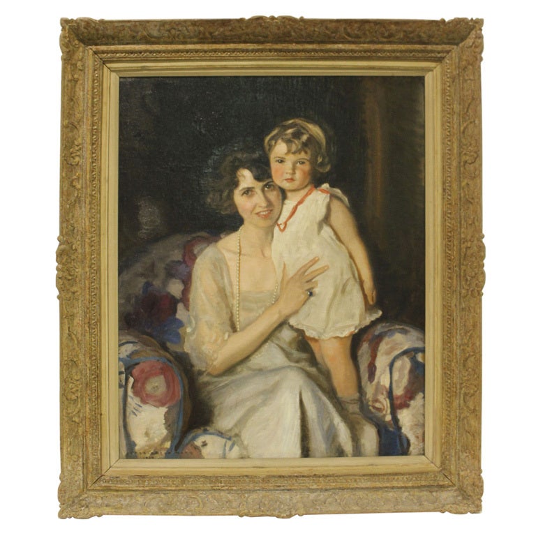 Lady Gosford and Daughter Beatrice by Harrington Mann