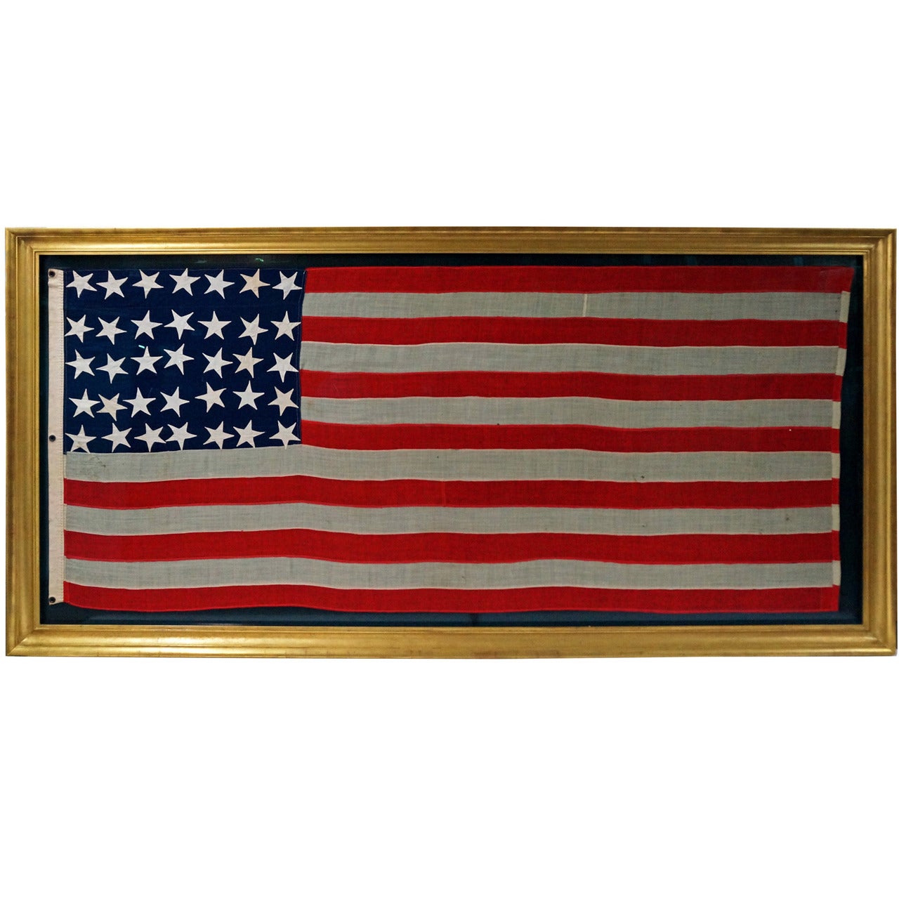 35 Star Civil War Period American Flag For Sale