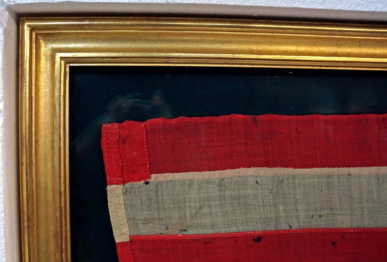 Lamprell and Marble 13Star American Flag For Sale at 1stdibs