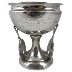 Sterling Silver Tennis Trophy Cup