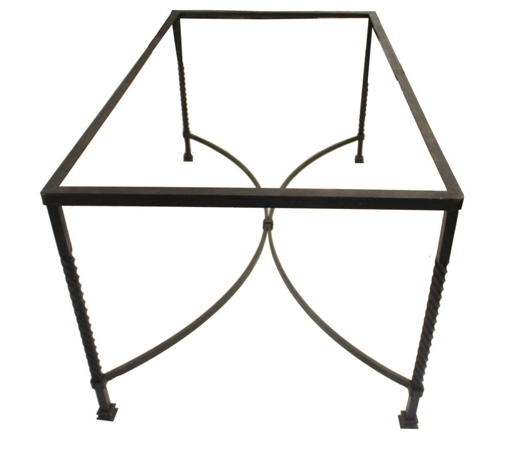 19th Century Wrought Iron Table Base