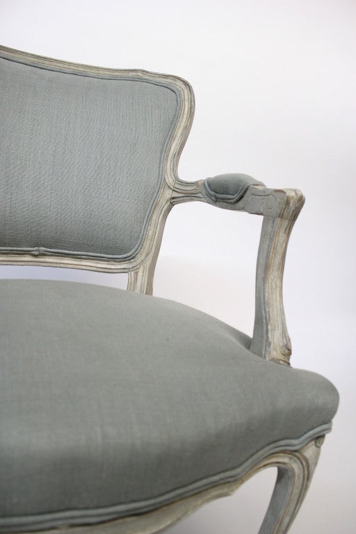 19th Century Louis XV Fauteuil Chair In Good Condition For Sale In New York, NY