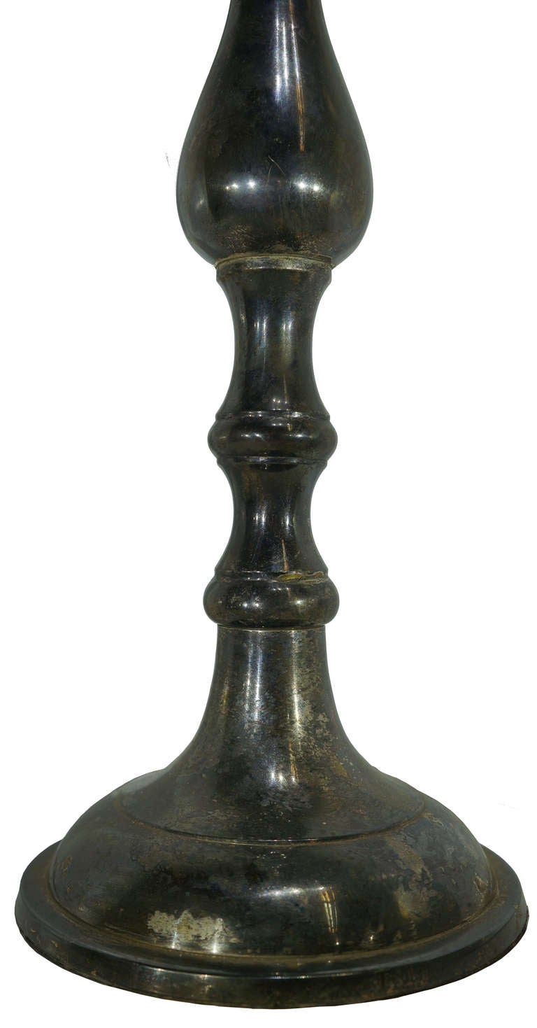 19th Century Candlestick Table Lamp