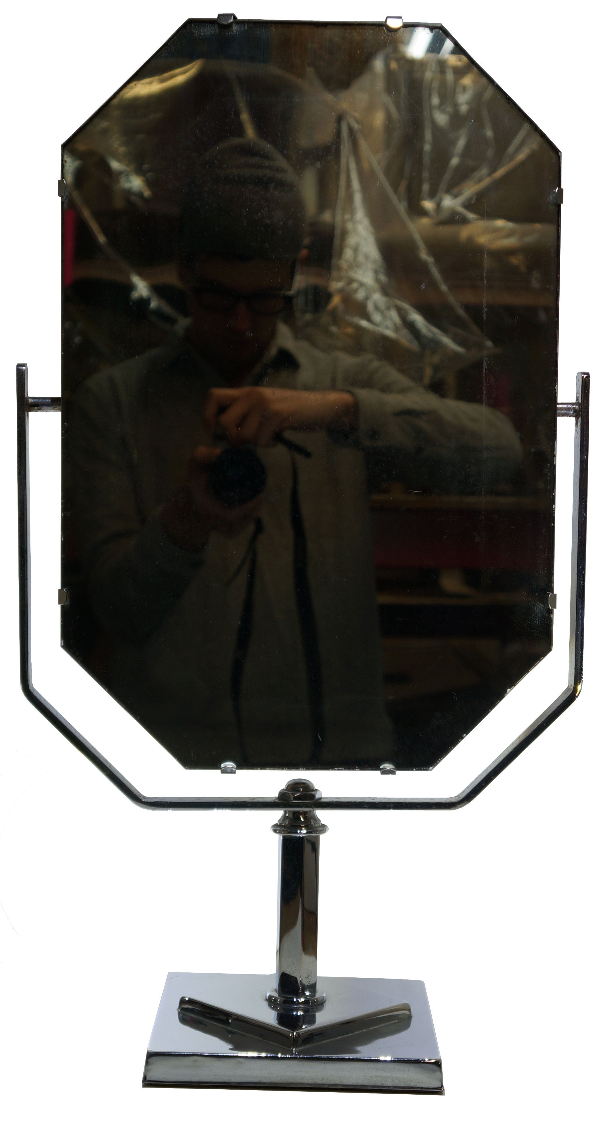 Antique Vanity Swivel Mirror