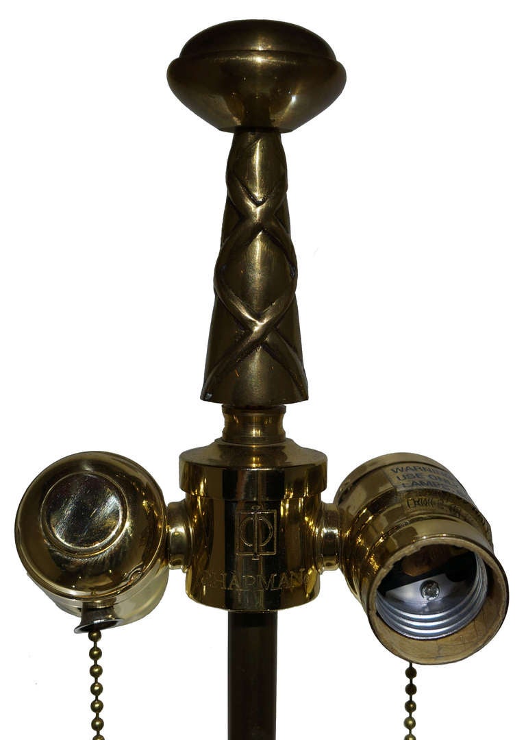 Mid-Century Modern 20th C. Chapman Bronze Table Lamp