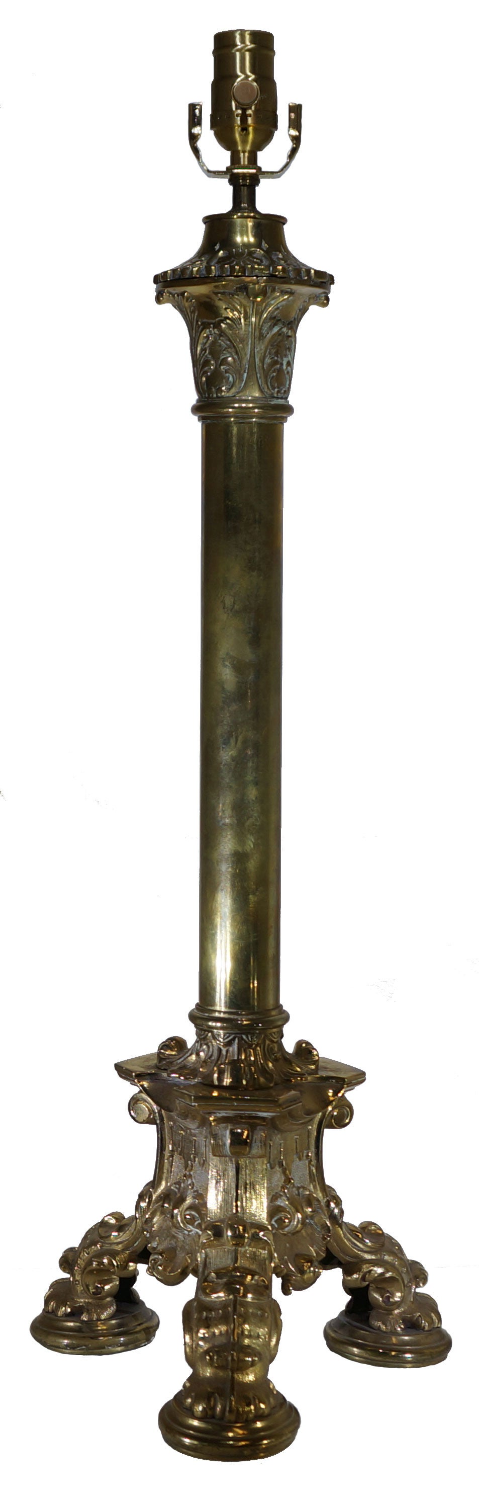 20th Century Bronze Table Lamp For Sale