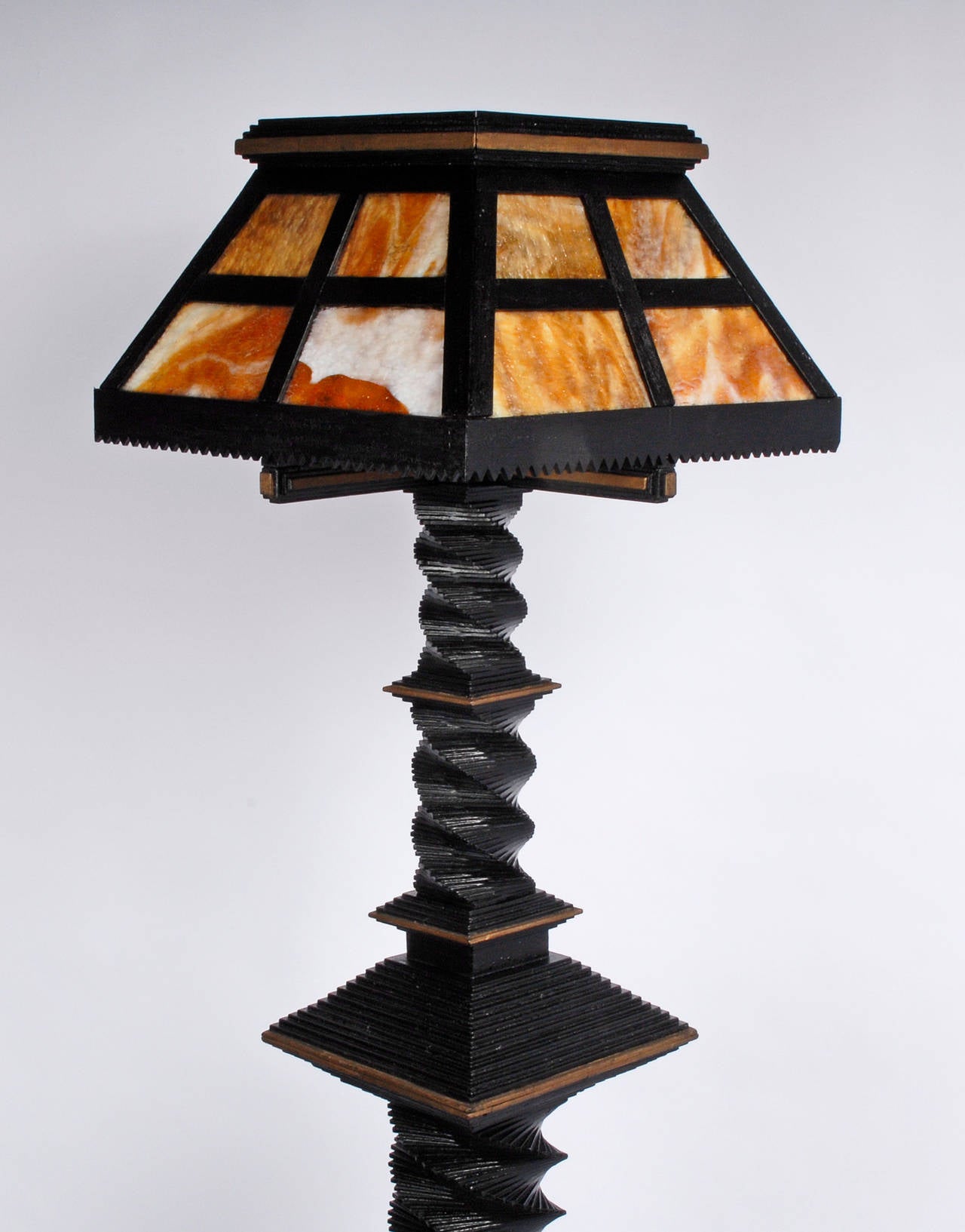 Early 20th Century Mission Inspired Floor Lamp, 1920s