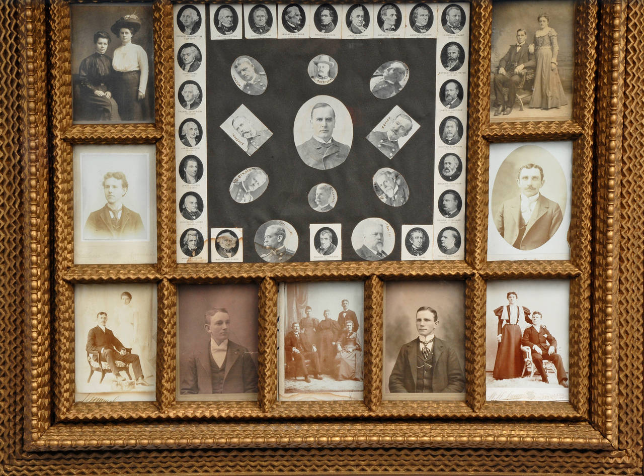 Large Portrait Frame with Presidents and Generals 1
