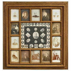 Large Portrait Frame with Presidents and Generals