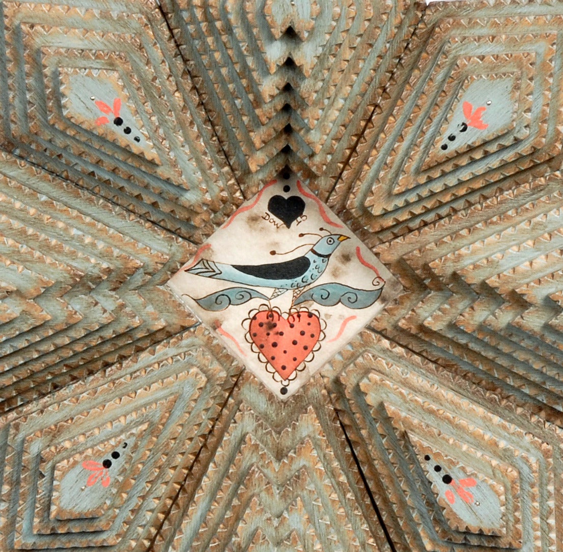 Star Frame with Watercolor by Angie Dow