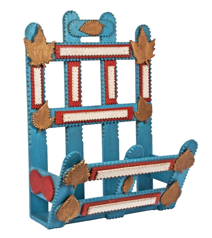 Patriotic Inspired Tramp Art Wall Pocket