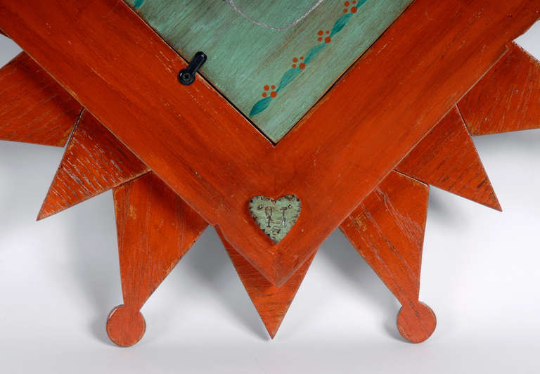 Starburst Tramp Art Frame by Angie Dow 1